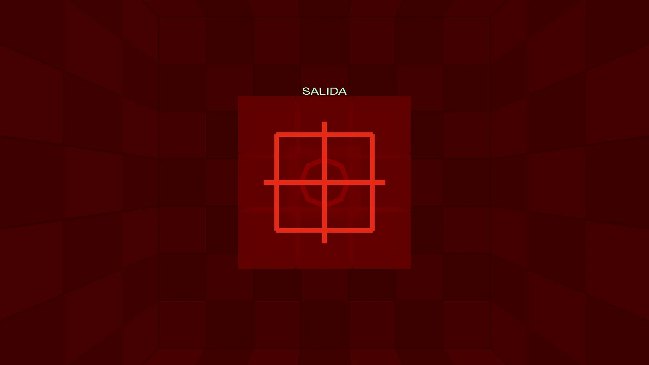 Translucent red blocks and an exit in NE-ON
